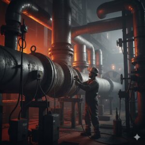 expansion joint for steam piping